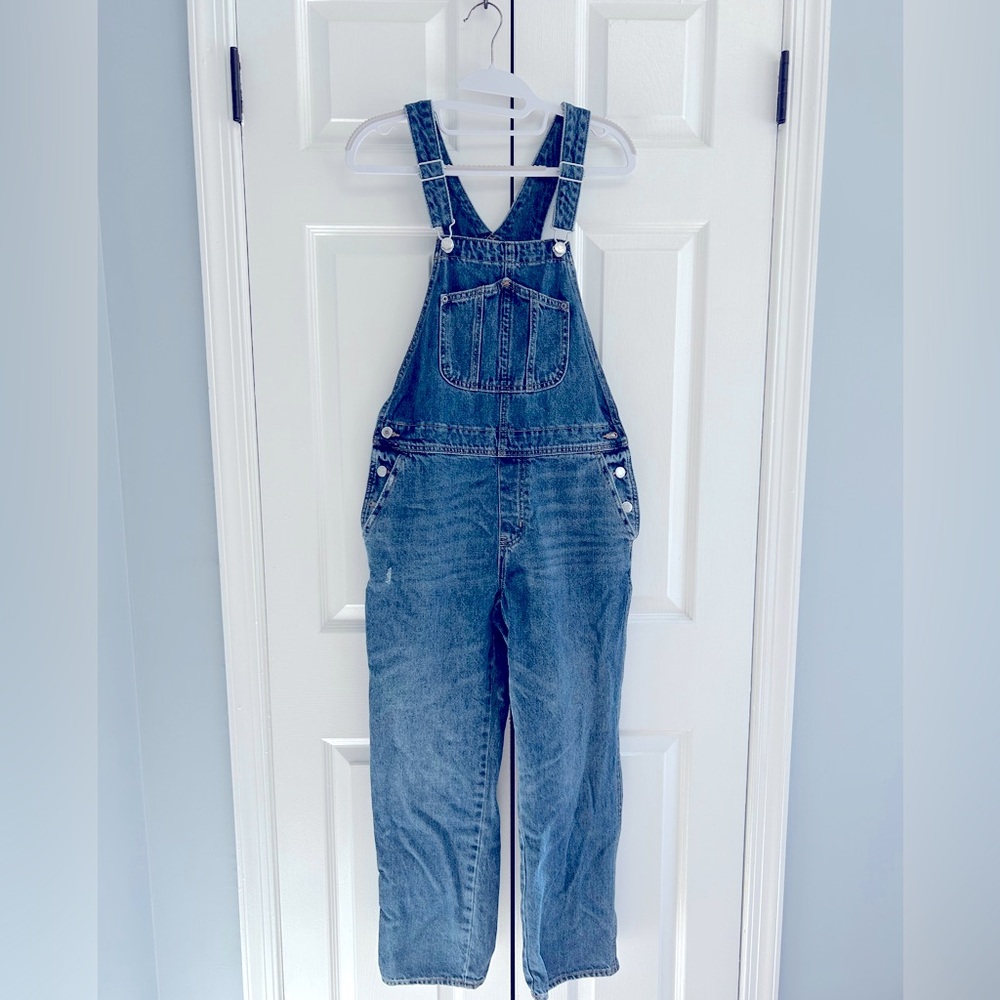 Cotton Denim Overalls - Size 4 - Old Navy